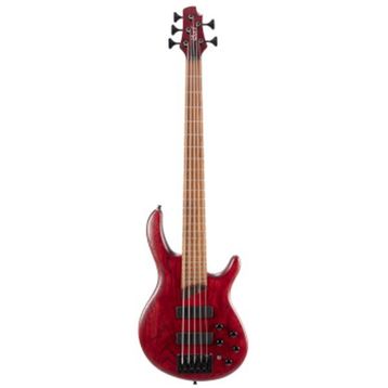 Cort 5 Telli Open Pore Burgundy Red B5 Element Opbr Bas Gitar