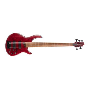 Cort 5 Telli Open Pore Burgundy Red B5 Element Opbr Bas Gitar