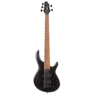 Cort 5 Telli Open Pore Trans Black B5 Element Optb Bas Gitar