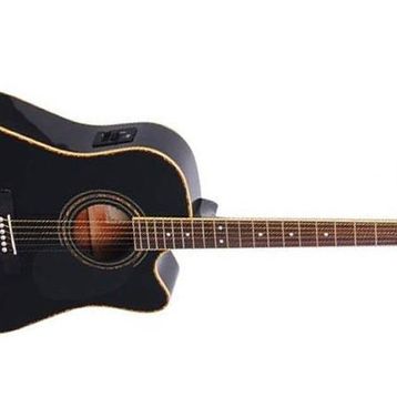 Cort AD880CE-BK Elektro Akustik Gitar