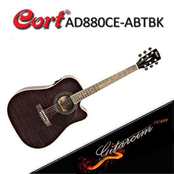 Cort AD880CEABTBK Elektro Akustik Gitar