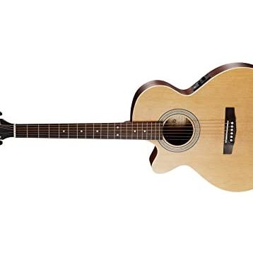 Cort AD880CEABTBK Elektro Akustik Gitar