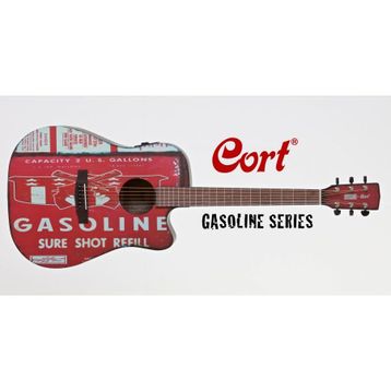 Cort CE304T with Ceramic Pickup Siyah Akustik Gitar