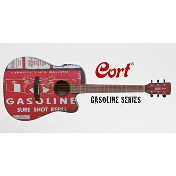 Cort CE304T with Ceramic Pickup Siyah Akustik Gitar