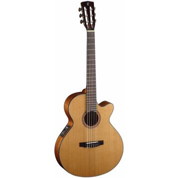Cort CEC1 OP Open Natural Elektro Klasik Gitar