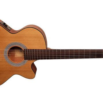 Cort CEC1 OP Open Natural Elektro Klasik Gitar