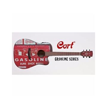 Cort Gasoline 2-BKS Elektro Akustik Gitar