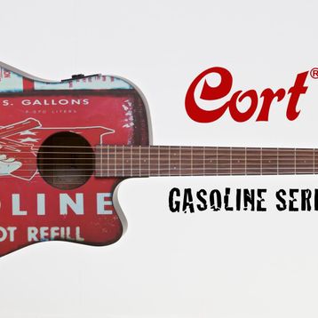 Cort Gasoline 2-BKS Elektro Akustik Gitar