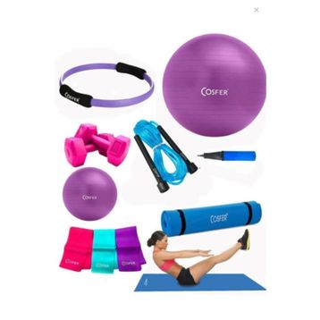 Cosfer CSF-TR033 8'li Pilates Seti Pilates Minderi