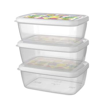 Cosiness 3'lü Set 1200 ml Saklama Kabı