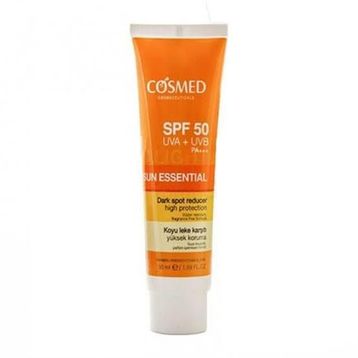 Cosmed Sun Essential Koyu Leke Karşıtı SPF50 50 ml Güneş Kremi