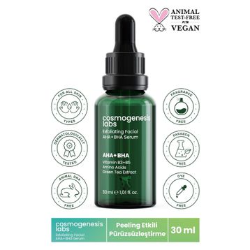 Cosmogenesis Labs Exfoliating Facial 30 ml AHA + BHA Serum