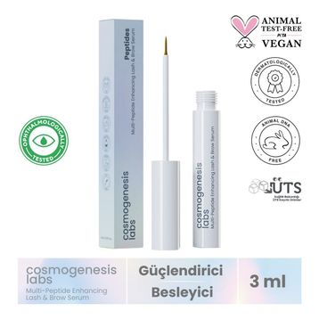 Cosmogenesis Labs Multi-Peptide Enhancing 3 ml Lash Brow Serum