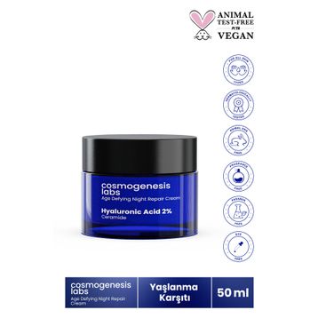 Cosmogenesis Labs Yaşlanma Karşıtı 50 ml Gece Kremi