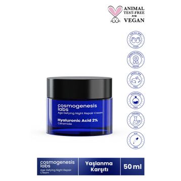 Cosmogenesis Labs Yaşlanma Karşıtı 50 ml Gece Kremi