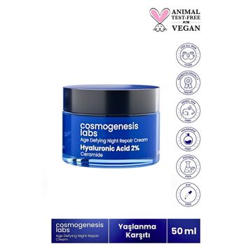 Cosmogenesis Labs Yaşlanma Karşıtı 50 ml Gece Kremi