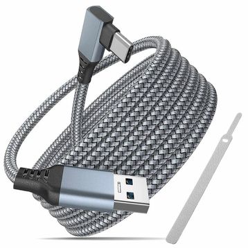 Cosmostech 5M – G Meta Quest 2 Sanal Gerçeklik Gözlüğü İçin Link Kablosu 1/2/3/Pro/Pico Uyumlu 3.2 Hızlı Data Kablosu