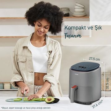 Cosorı CAF-LI401S 3.8 lt Sıcak Hava Fritözü