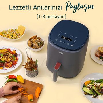 Cosorı CAF-LI401S 3.8 lt Sıcak Hava Fritözü