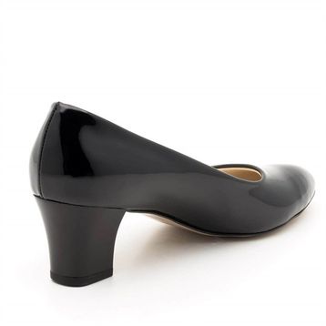 Costo Shoes 1023 Siyah Rugan Kadın Topuklu Ayakkabı