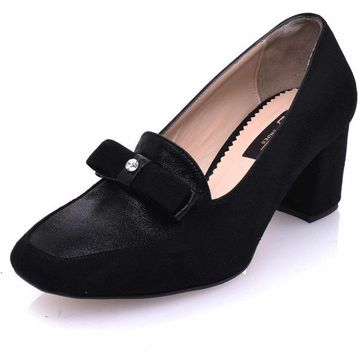 Costo Shoes 15218 Siyah Büyük Numara Kadın Ayakkabı