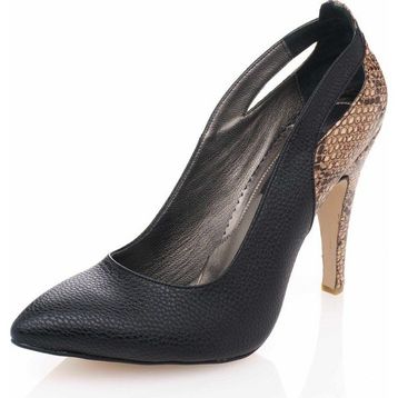 Costo Shoes 190329 Siyah Büyük Numara Kadın Ayakkabı