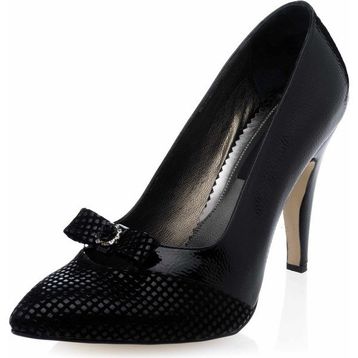 Costo Shoes 190330 Siyah Büyük Numara Kadın Ayakkabı