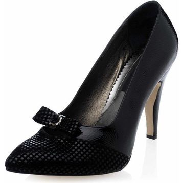 Costo Shoes 190330 Siyah Büyük Numara Kadın Ayakkabı