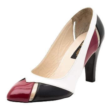 Costo Shoes 1954 Beyaz Bordo Büyük Numara Kadın Ayakkabıları