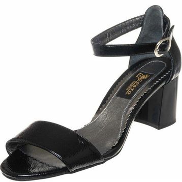 Costo Shoes 19903 Siyah Rugan Büyük Numara Bayan Ayakkabı