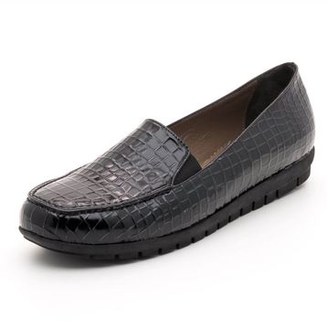 Costo Shoes 200591 Siyah Baskı Büyük Numara Bayan Ayakkabı