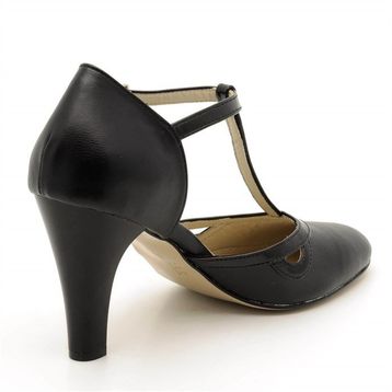 Costo Shoes 2017 Siyah Büyük Numara Kadın Ayakkabısı
