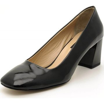 Costo Shoes 2018 Siyah Rugan Kadın Topuklu Ayakkabı