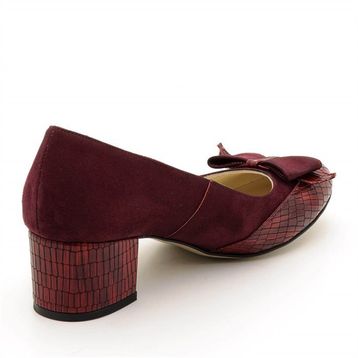 Costo Shoes 801-51012 Bordo Lezar Büyük Numara Bayan Ayakkabısı