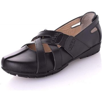 Costo Shoes C1347 Siyah Analin Büyük Numara Kadın Ayakkabı