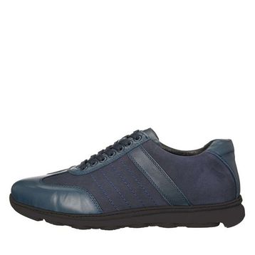 Costo Shoes CMP9560 Lacivert Deri Geniş Kalıp Süspansiyonlu Ortapedik Kauçuk Tabanlı Erkek Ayakkabı
