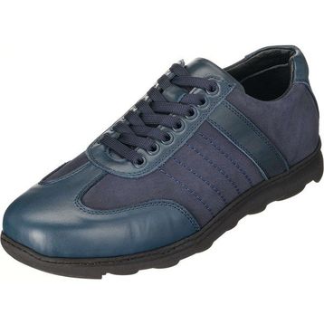 Costo Shoes CMP9560 Lacivert Deri Geniş Kalıp Süspansiyonlu Ortapedik Kauçuk Tabanlı Erkek Ayakkabı