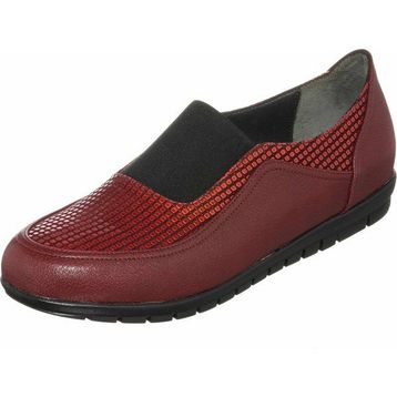 Costo Shoes DRL7019 Bordo 4 Mevsim Gündelik Rahat Geniş Kalıp Büyük Numara Kadın Ayakkabısı
