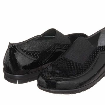 Costo Shoes DRL7019 Siyah 4 Mevsim Gündelik Rahat Geniş Kalıp Büyük Numara Kadın Ayakkabısı