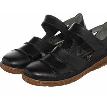 Costo Shoes DRL7063 Siyah Geniş Kalıp Kauçuk Taban Kadın Günlük Ayakkabı