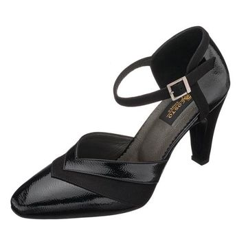 Costo Shoes ECE77 Siyah Rugan Topuklu Yeni Sezon Kadın Ayakkabısı