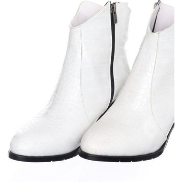Costo Shoes K1002 Beyaz Anakonda Büyük Numara Bot Çizme