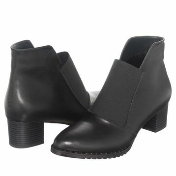 Costo Shoes K155 Lastikli 5 Pont Siyah Kadın Bot