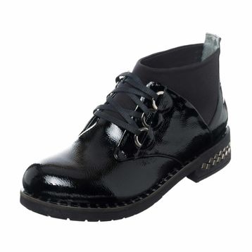 Costo Shoes K406-5 Siyah Rugan Kadın Bot
