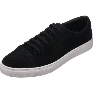 Costo Shoes KADİR-01 Siyah Rahat Geniş Kalıp Şık Dana Süet Deri Büyük Numara Erkek Spor Ayakkabısı