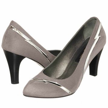 Costo Shoes KDR1001 Gri Süet Rahat Geniş Kalıp Büyük Numara Kadın Ayakkabı