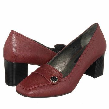 Costo Shoes KDR1258 Bordo Büyük Numara Rahat Geniş Kalıp Kadın Ayakkabısı