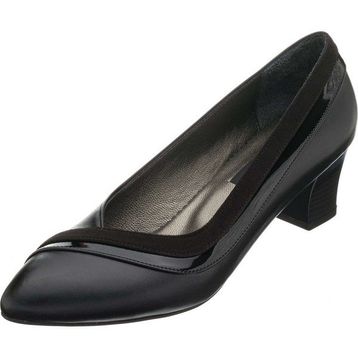 Costo Shoes KDR1308 41-42-43-44 Siyah Estetik Derin Dekolteli Abiye Özel Deri Büyük Numara Kadın Topuklu Ayakkabı