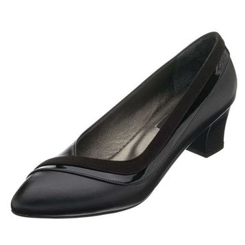 Costo Shoes KDR1308 41-42-43-44 Siyah Estetik Derin Dekolteli Abiye Özel Deri Büyük Numara Kadın Topuklu Ayakkabı