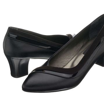 Costo Shoes KDR1308 41-42-43-44 Siyah Estetik Derin Dekolteli Abiye Özel Deri Büyük Numara Kadın Topuklu Ayakkabı